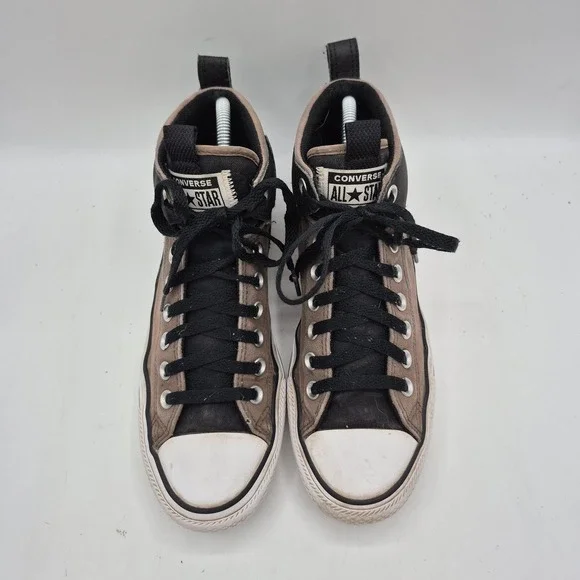 Converse Chuck Taylor All Star 2 Shoes Mens Size 8 Brown Black Mid Top Sneakers - Picture 9 of 13